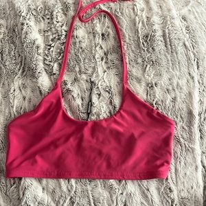 Pink halter top